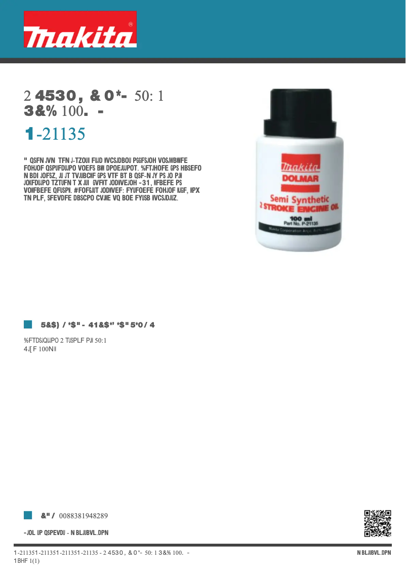 Imagen de la primera página del manual del dispositivo P-21135