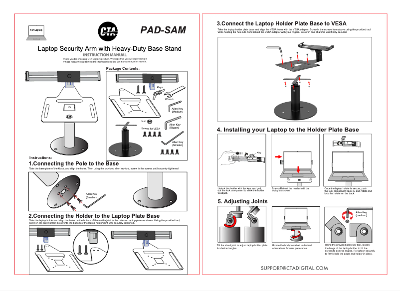 Página nº 1 - Manual de usuario CTA Digital PAD-SAM