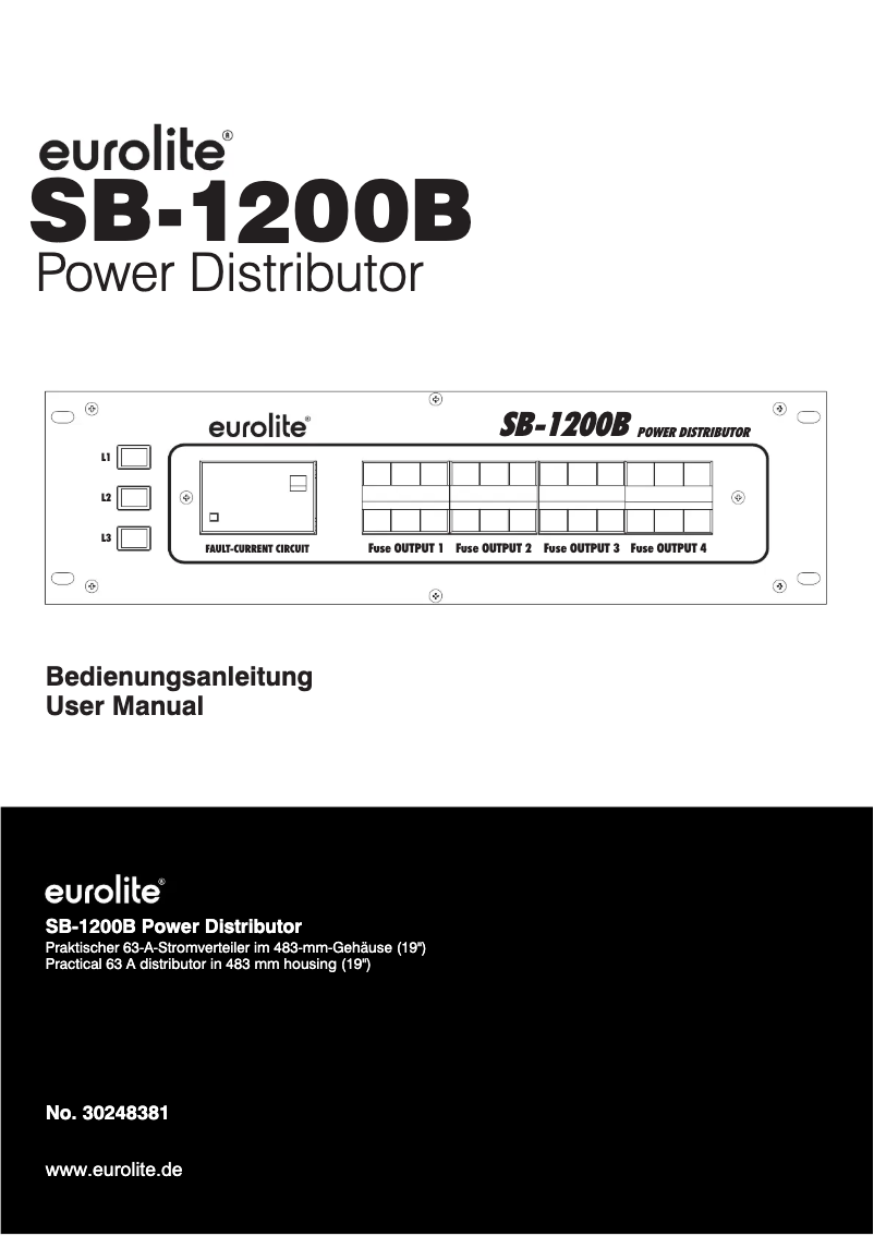 Imagen de la primera página del manual del dispositivo SB-1200B