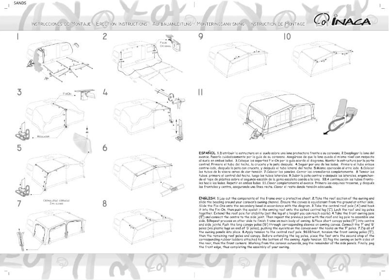 Página nº 1 - Manual de usuario Inaca Sands 250