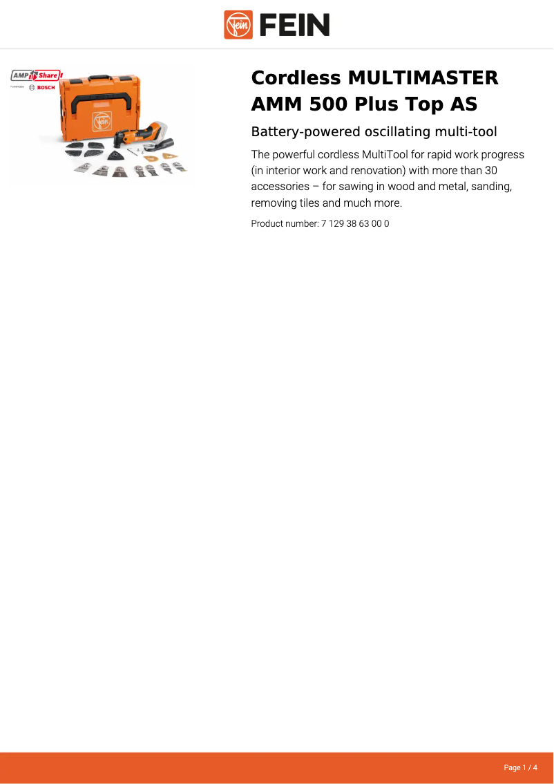 Imagen de la primera página del manual del dispositivo Multimaster MM 500 Plus Top