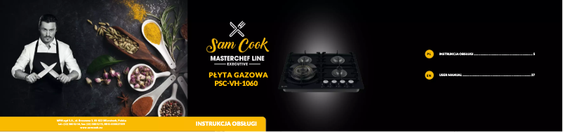 Imagen de la primera página del manual del dispositivo PSC-VH-1060