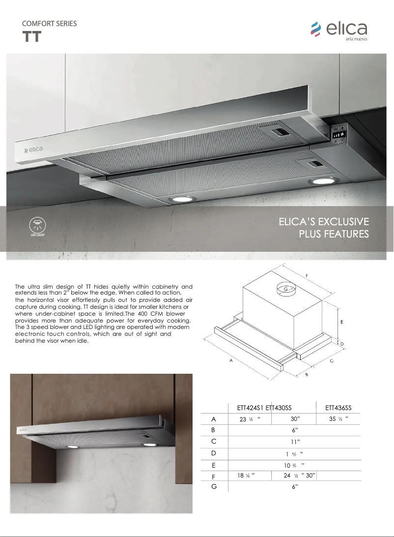 Imagen de la primera página del manual del dispositivo ETT430SS