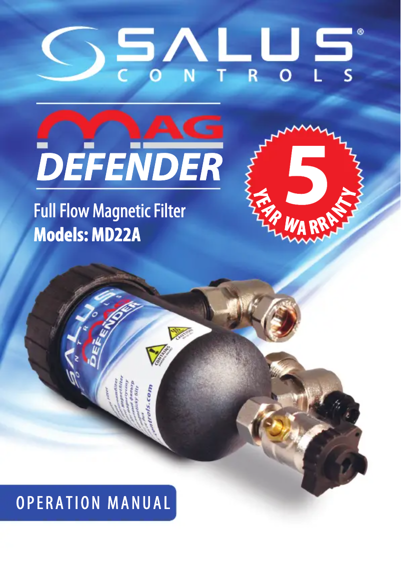 Página 1 del manual Manual de usuario Salus MD22A