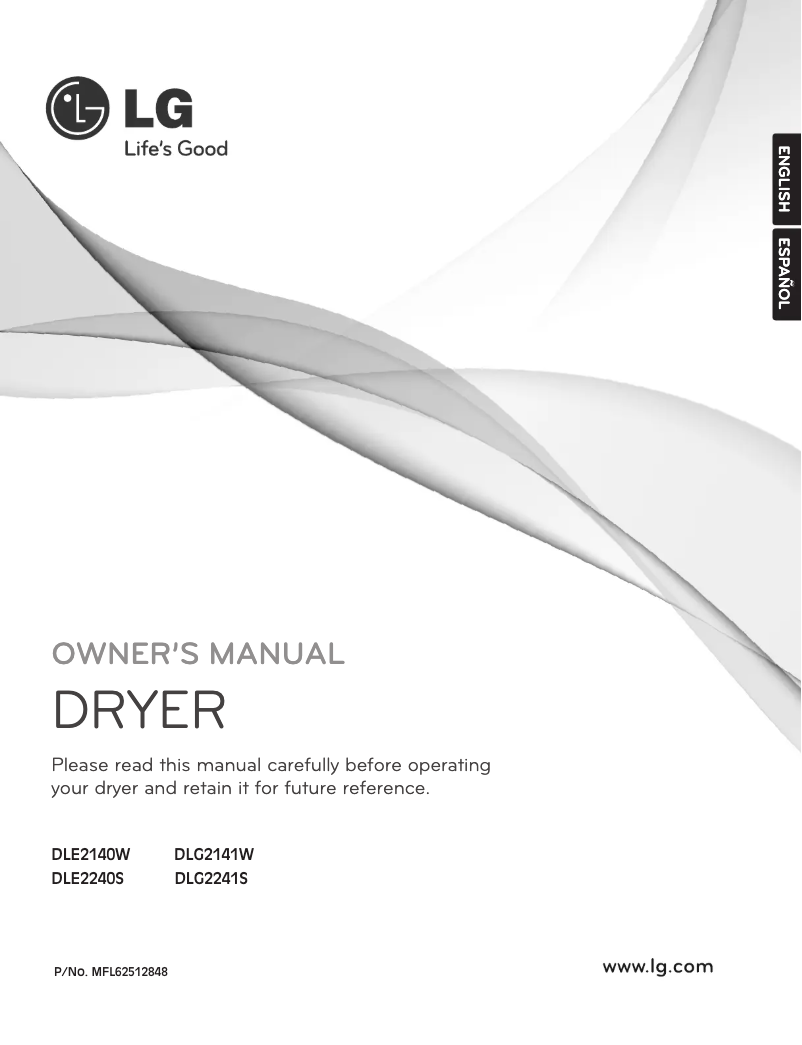 Página nº 1 - Manual de usuario LG DLG2141W