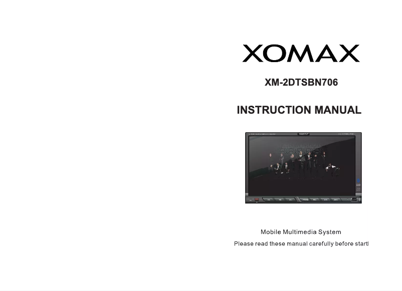 Página nº 1 - Manual de usuario Xomax XM-2DTSBN706