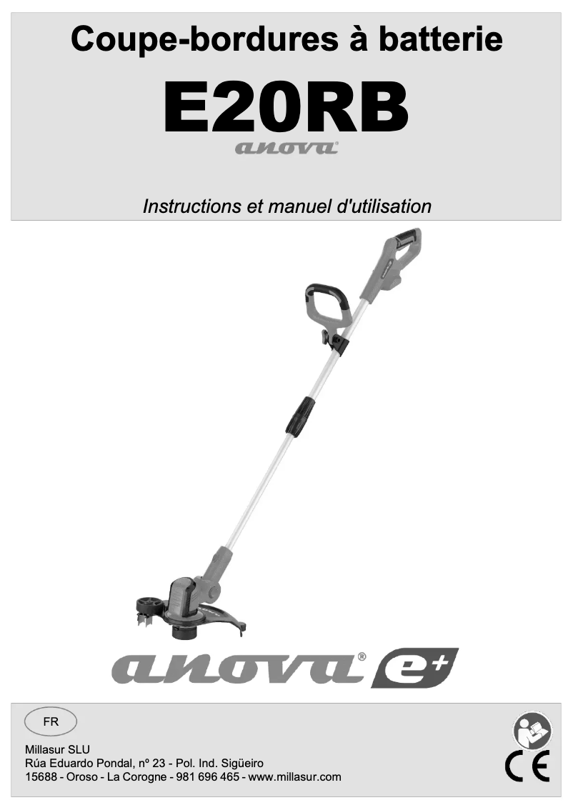 Imagen de la primera página del manual del dispositivo E20RB