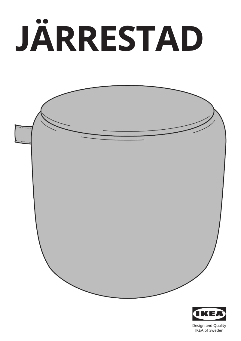 Página 1 del manual Manual de usuario Ikea JÄRRESTAD 505.727.61