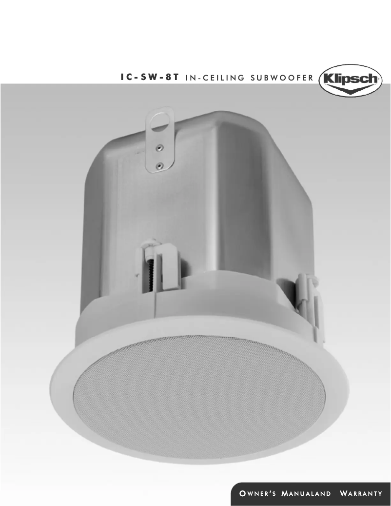 Imagen de la primera página del manual del dispositivo IC-SW-8T 2