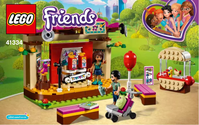 Página 1 del manual Manual de usuario Lego Friends 41334
