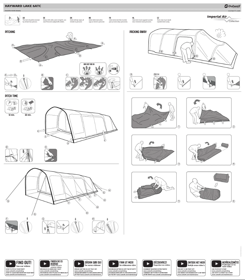 Imagen de la primera página del manual del dispositivo Hayward Lake 6ATC