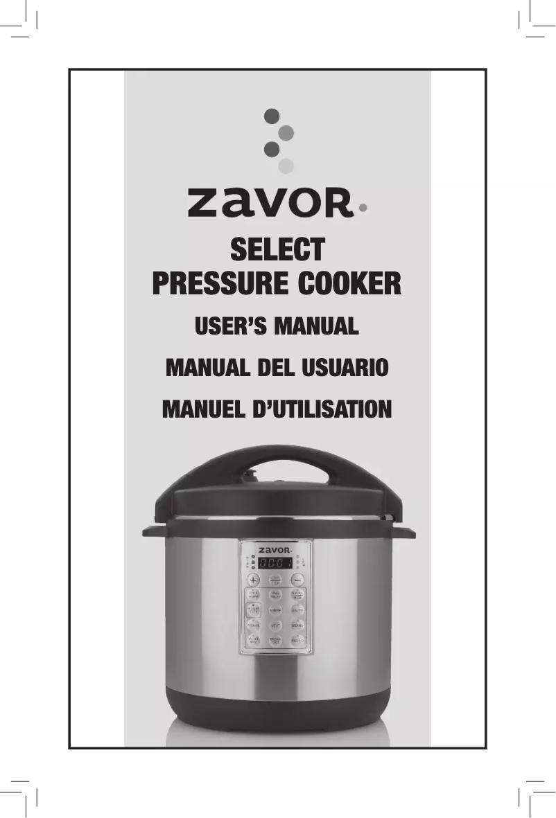 Imagen de la primera página del manual del dispositivo Select ZSESE01