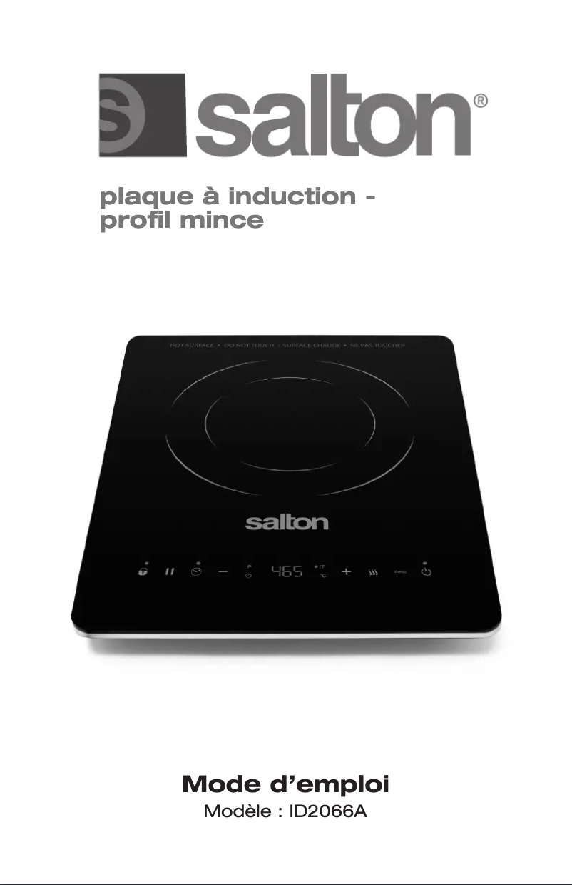 Página nº 1 - Manual de usuario Salton ID2066