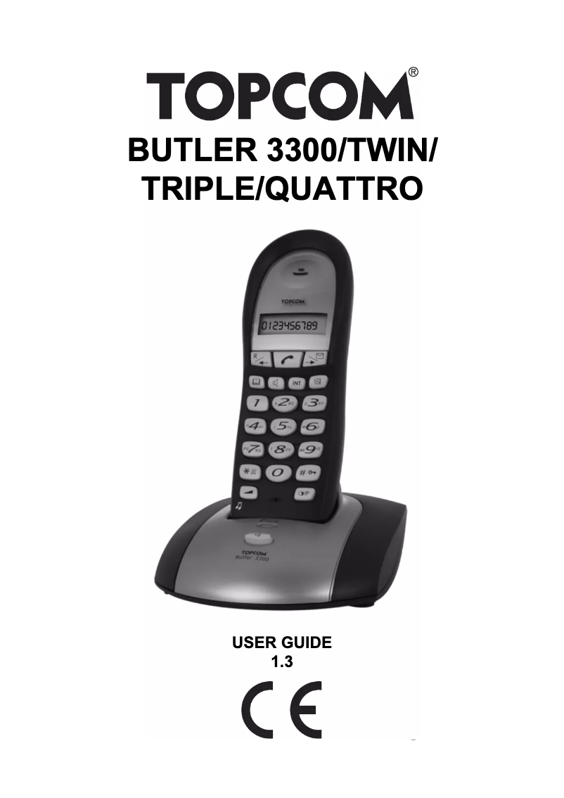 Imagen de la primera página del manual del dispositivo Butler 3300 Quattro