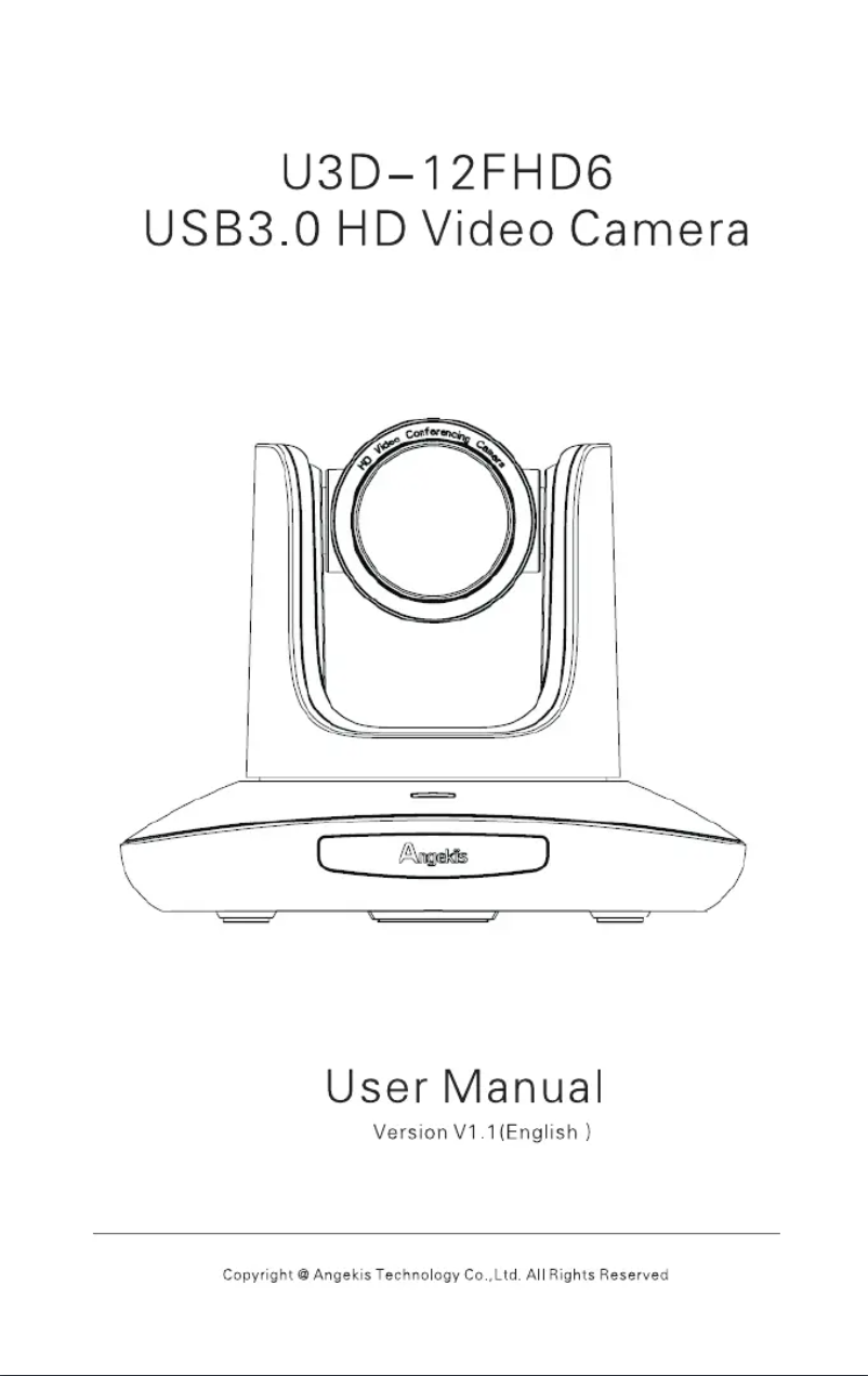 Imagen de la primera página del manual del dispositivo U3D-12FHD6
