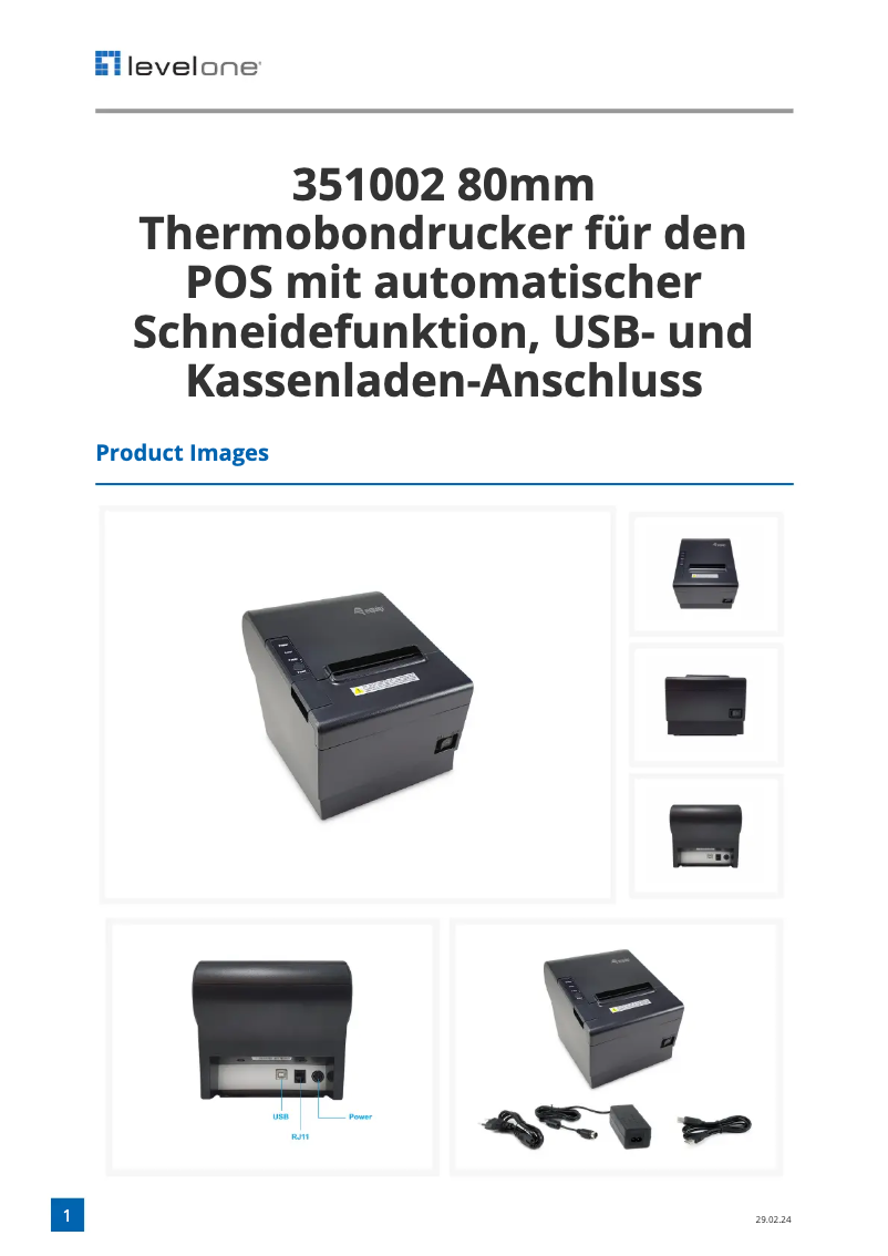 Página nº 1 - Ficha técnica Equip 351002