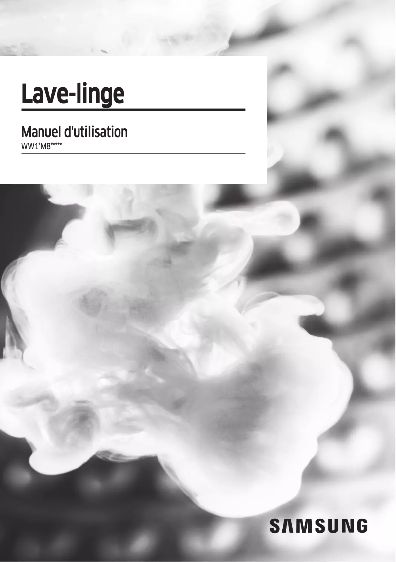 Página 1 del manual Manual de usuario Samsung WW10M86GNOA