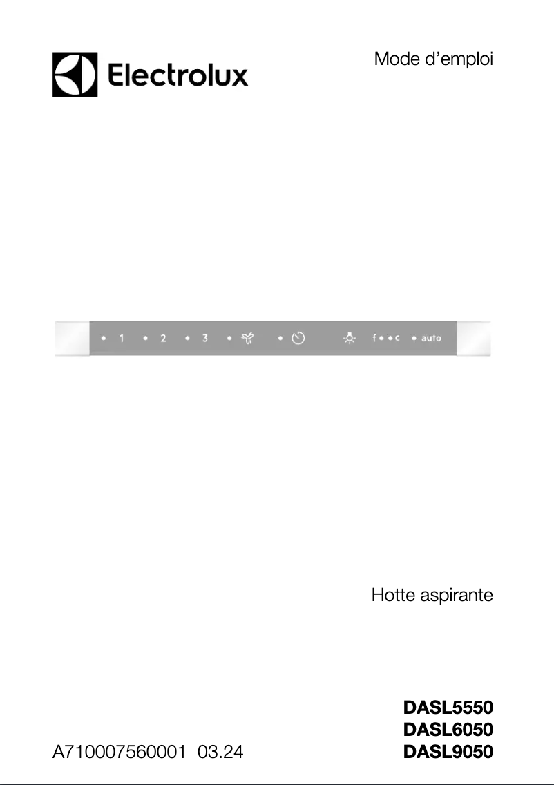 Imagen de la primera página del manual del dispositivo DASL5550CN