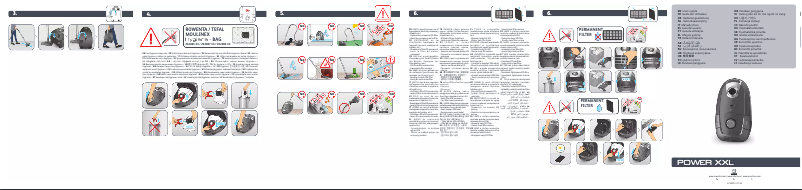 Imagen de la primera página del manual del dispositivo Power XXL RO3125