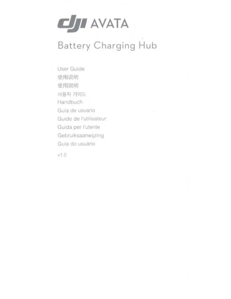 Imagen de la primera página del manual del dispositivo Avata Battery Charging Hub