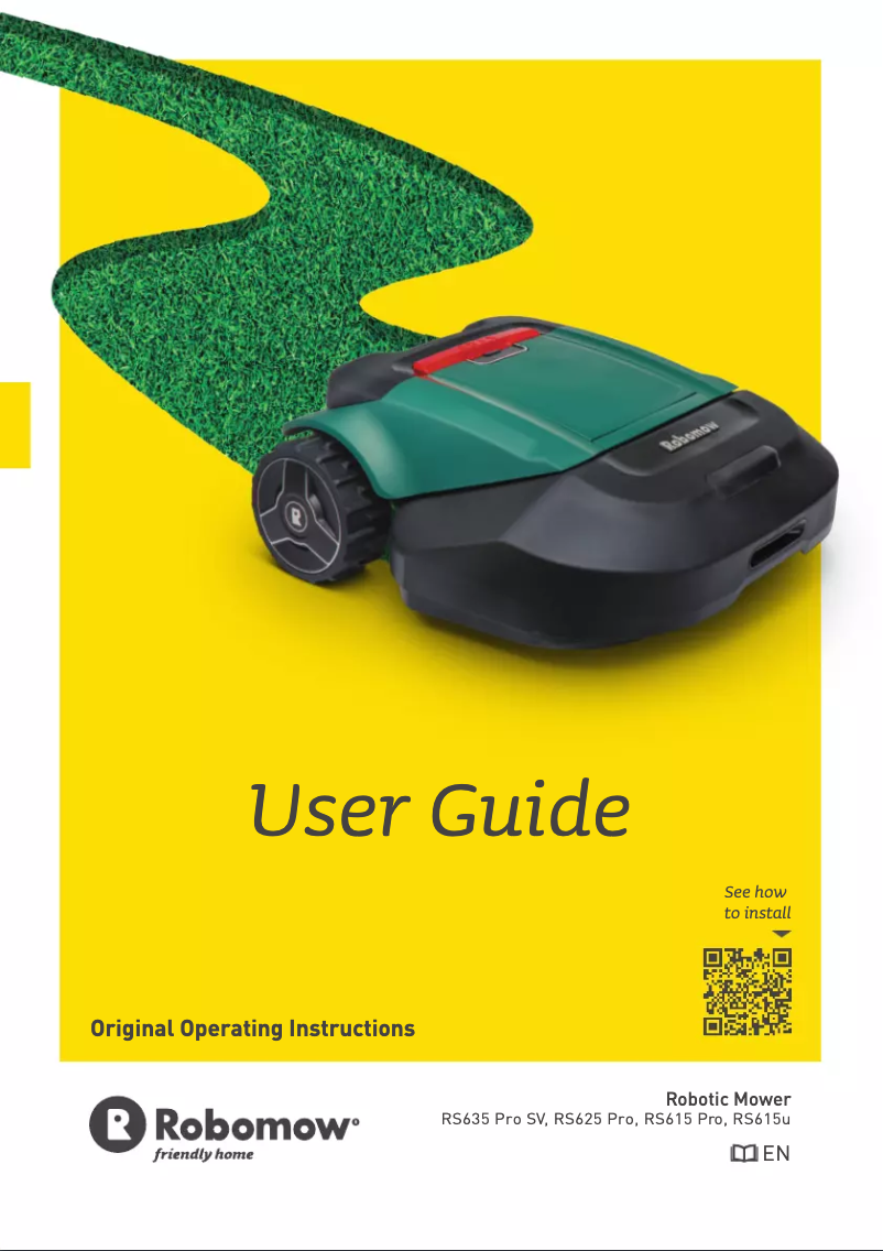 Imagen de la primera página del manual del dispositivo RS625 Pro