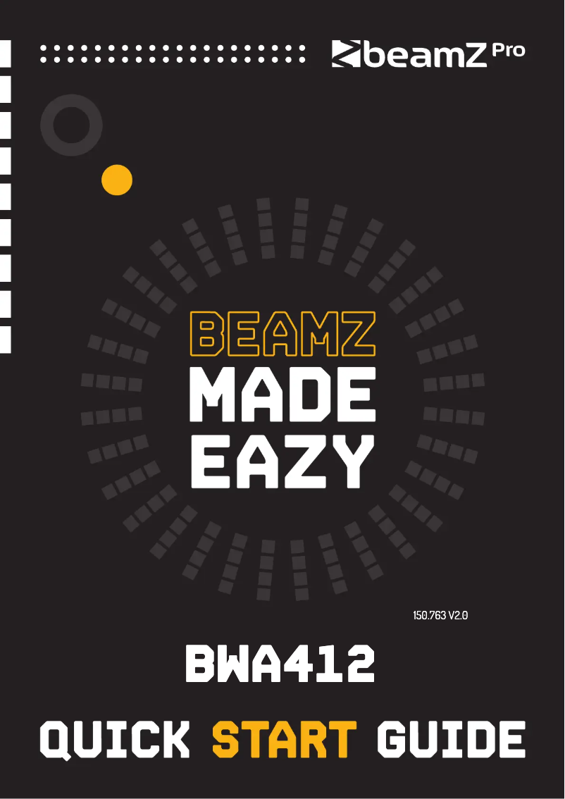 Imagen de la primera página del manual del dispositivo BWA412