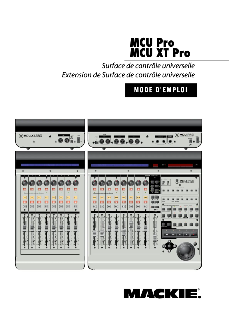 Imagen de la primera página del manual del dispositivo MCU Pro