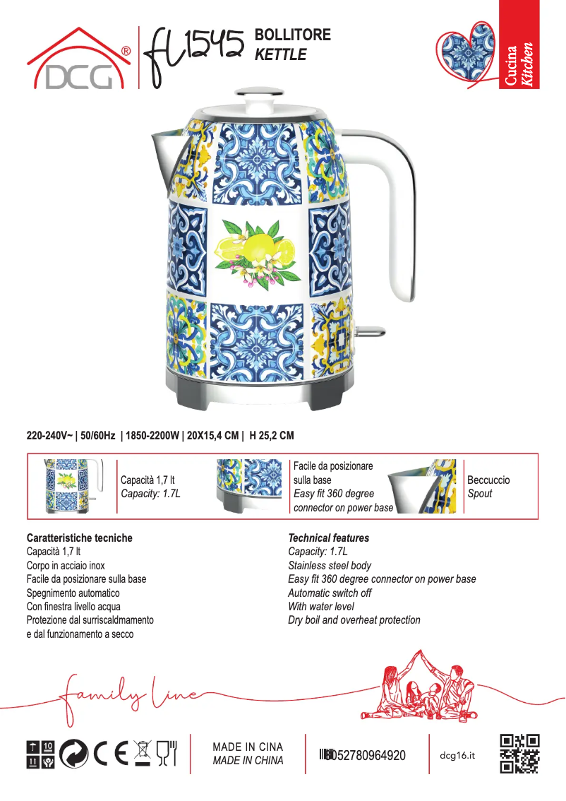 Imagen de la primera página del manual del dispositivo FL1545