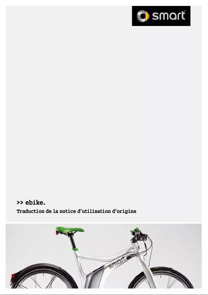 Página 1 del manual Manual de usuario Smart ebike (2015)