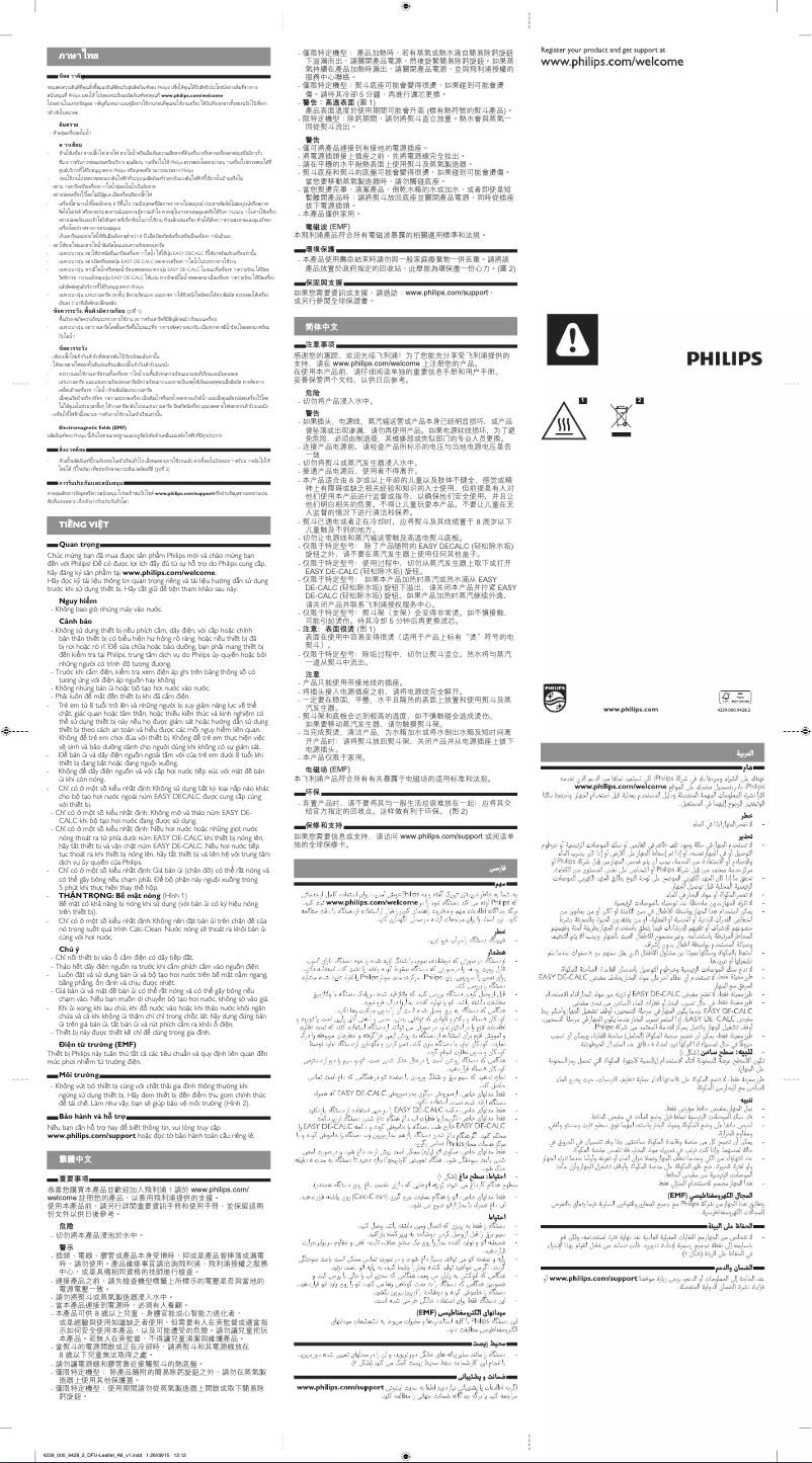 Página 1 del manual Manual de usuario Philips SpeedCare GC6631