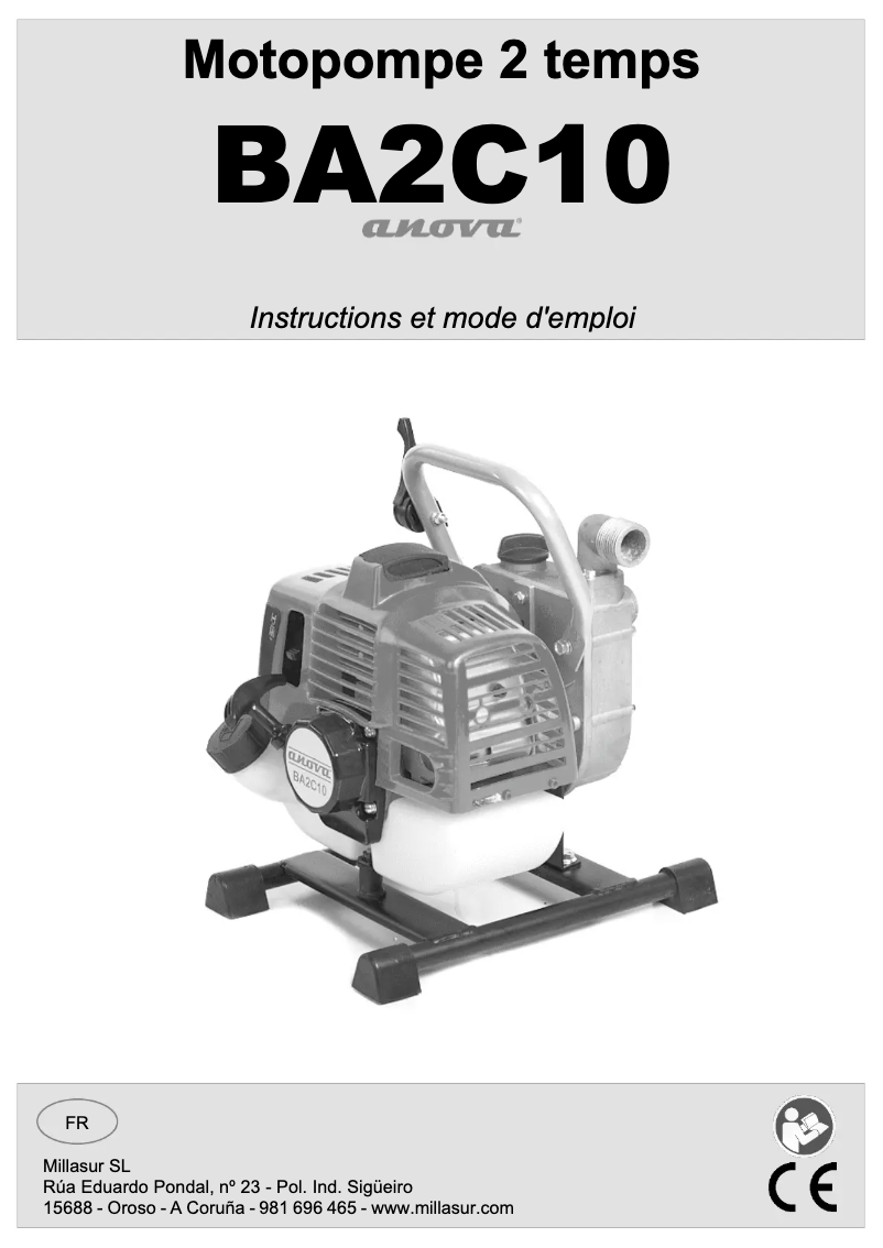 Imagen de la primera página del manual del dispositivo BA2C10