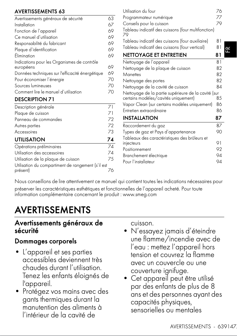 Imagen de la primera página del manual del dispositivo TR93BL