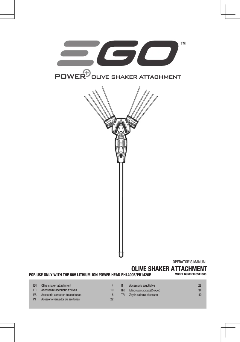 Página nº 1 - Manual de usuario EGO OSA1000