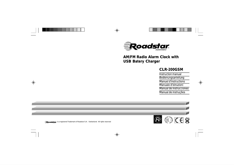 Imagen de la primera página del manual del dispositivo CLR-200GSM