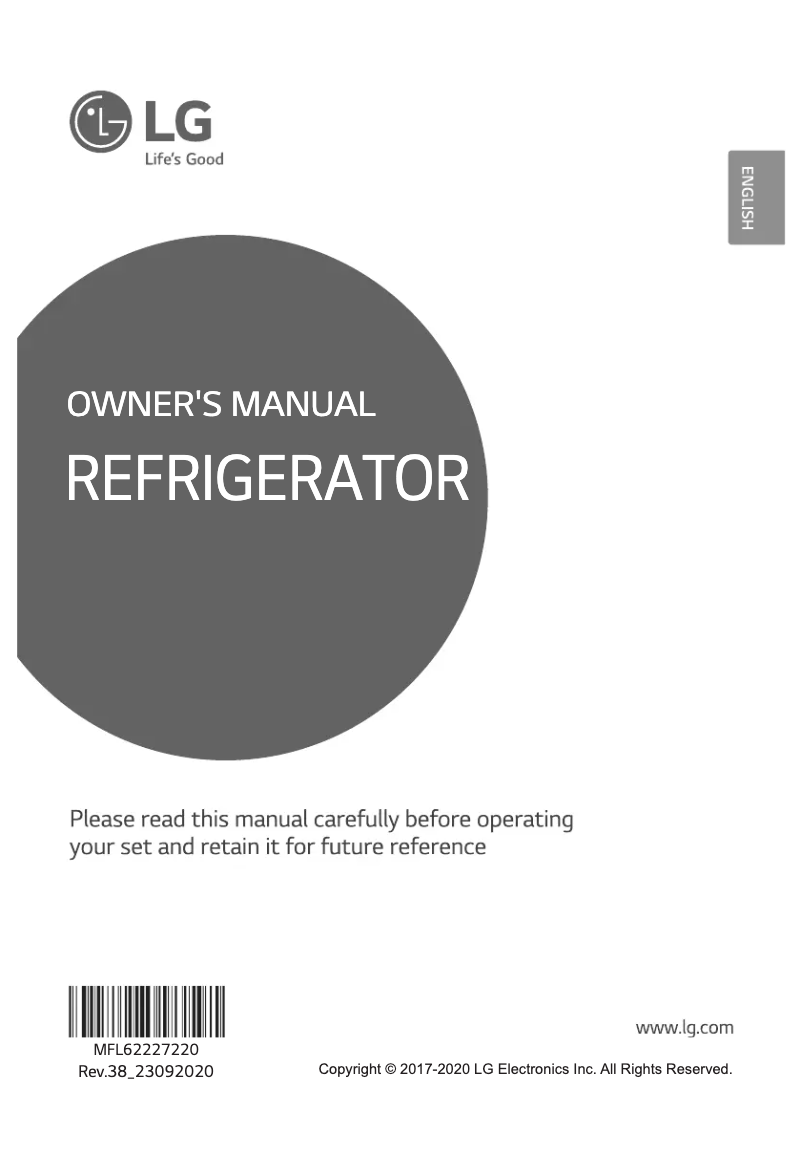 Página nº 1 - Manual de usuario LG GL-M332RPZI