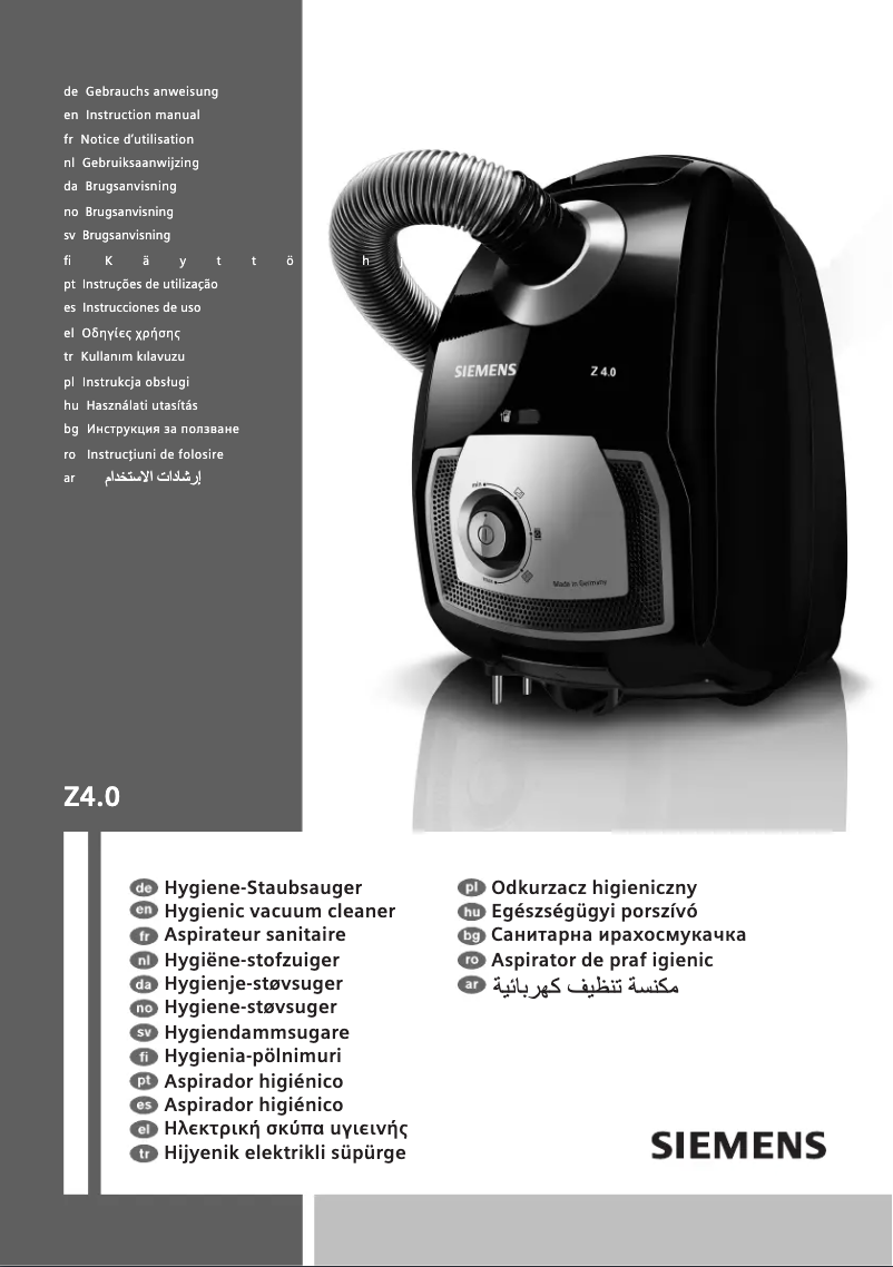 Imagen de la primera página del manual del dispositivo VSZ4GPXCH