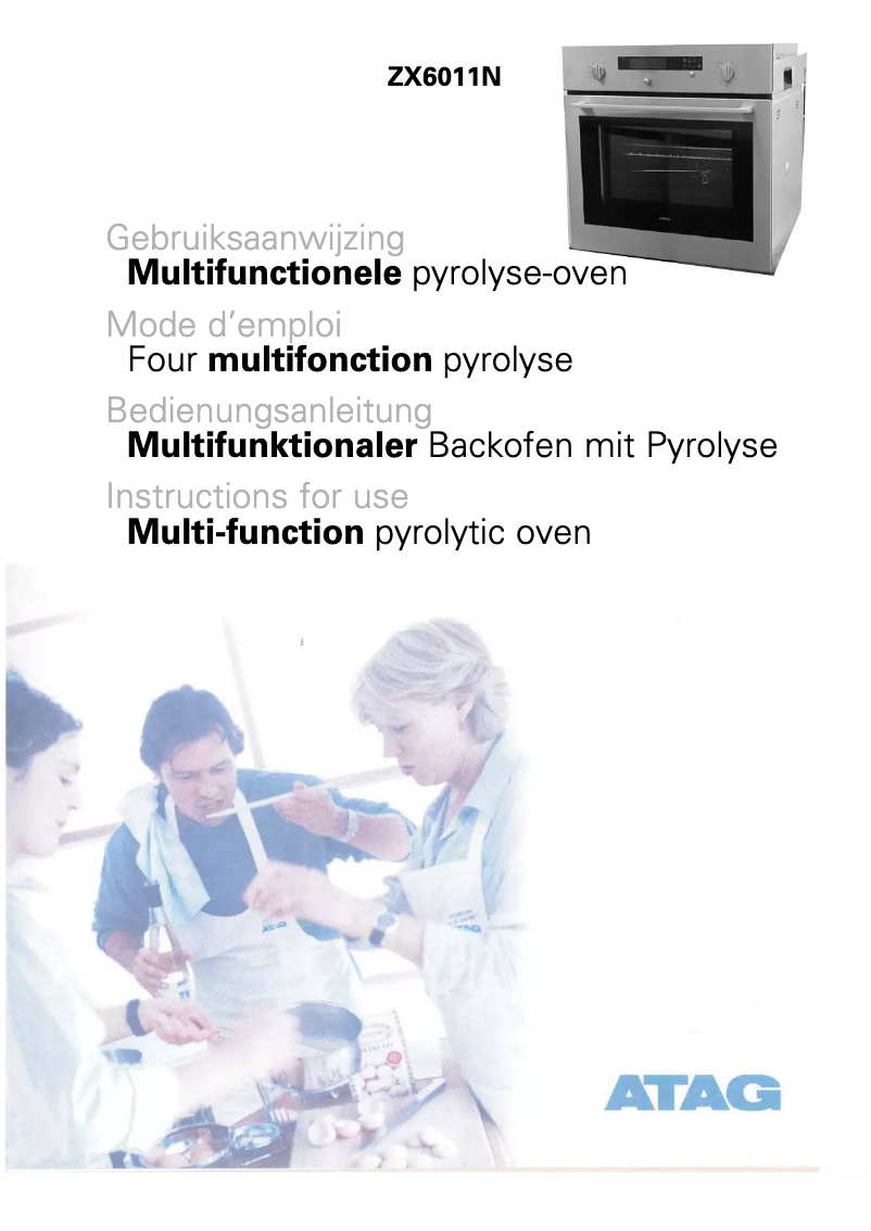 Página 1 del manual Manual de usuario Atag ZX6011N