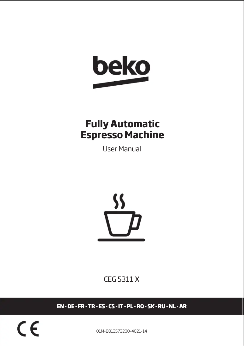 Página 1 del manual Manual de usuario Beko CEG5311X