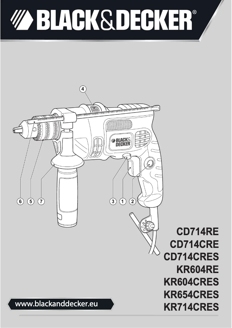 Imagen de la primera página del manual del dispositivo CD714RE