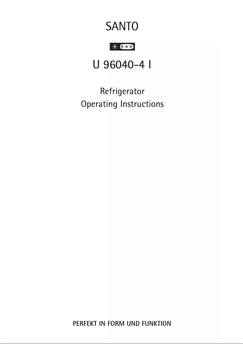 Imagen de la primera página del manual del dispositivo SU 96040 4I