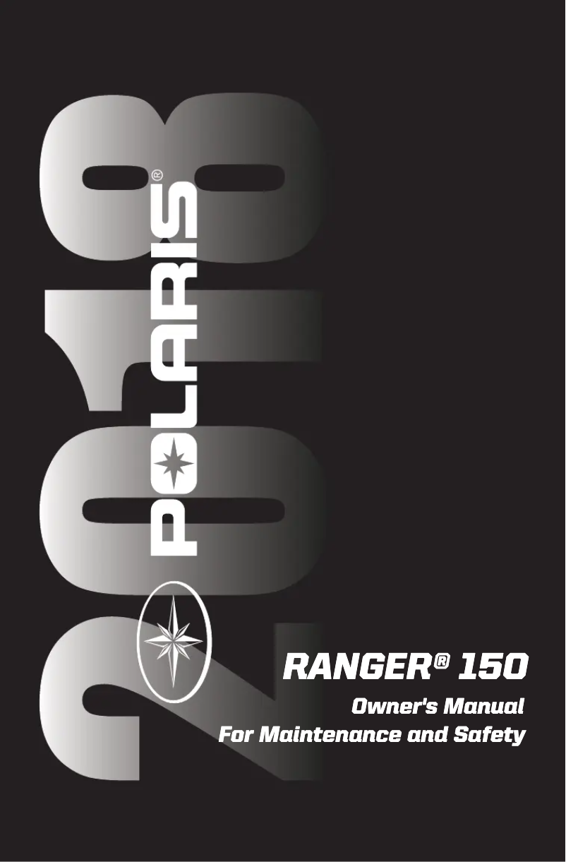 Página 1 del manual Manual de usuario Polaris Ranger 150 (2018)