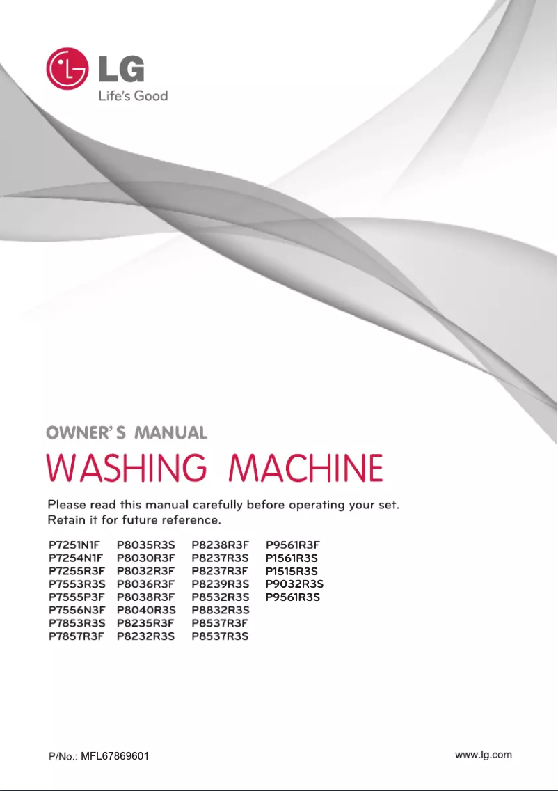 Imagen de la primera página del manual del dispositivo P9561R3S