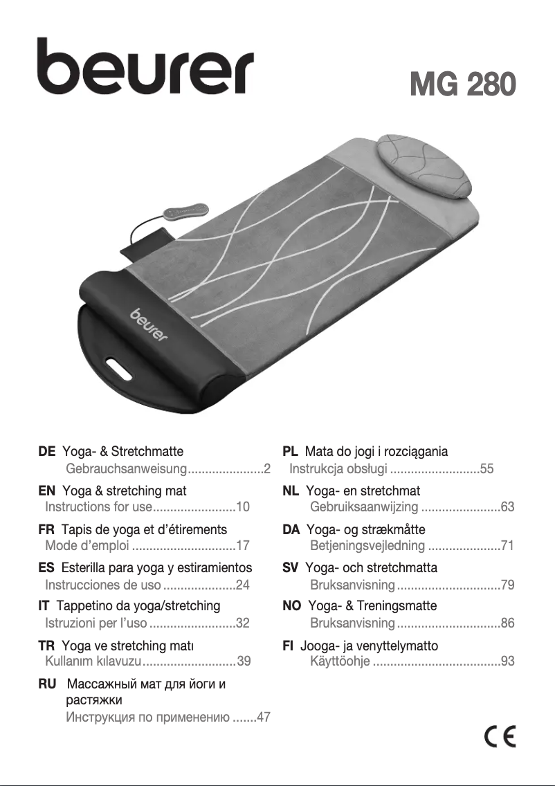 Imagen de la primera página del manual del dispositivo MG 280