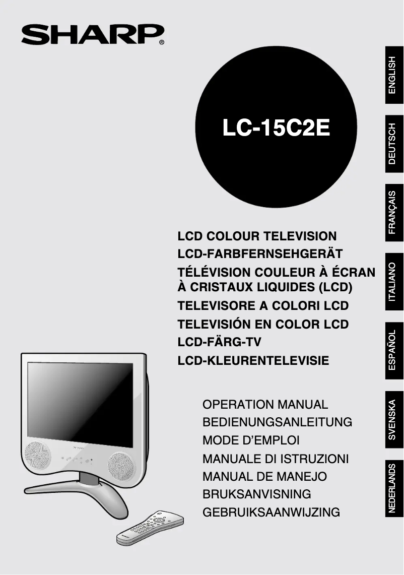 Página 1 del manual Manual de usuario Sharp LC-15C2