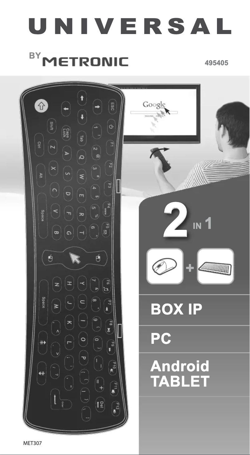 Página 1 del manual Manual de usuario Metronic 495405z