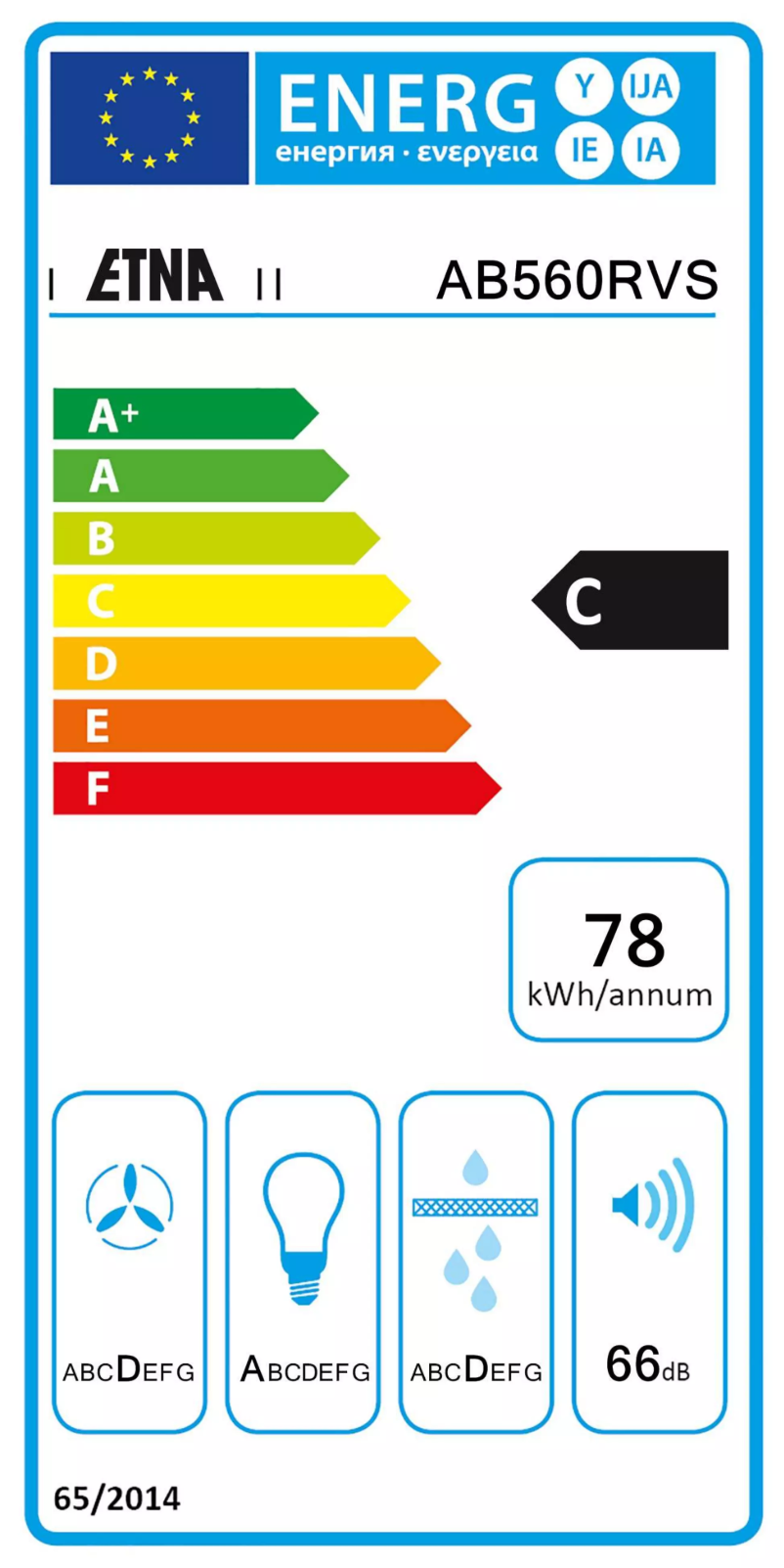 Imagen de la primera página del manual del dispositivo AB560RVS