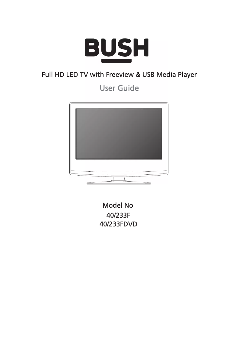 Imagen de la primera página del manual del dispositivo 40/233FDVD