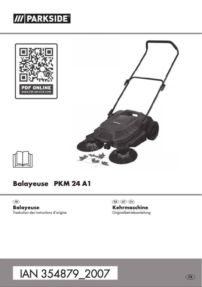 Imagen de la primera página del manual del dispositivo PKM 24 A1