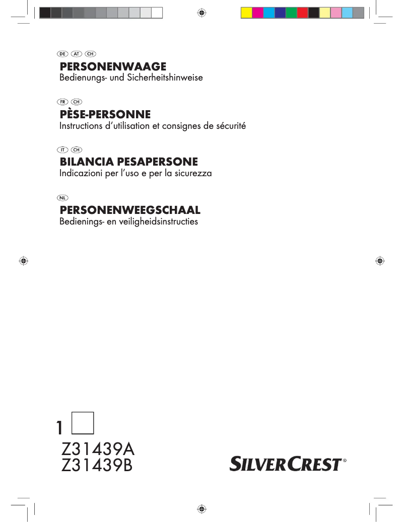 Imagen de la primera página del manual del dispositivo Z31439B