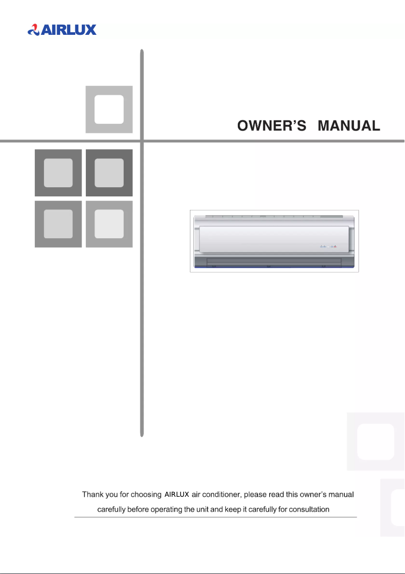 Página 1 del manual Manual de usuario Airlux GWHD-24